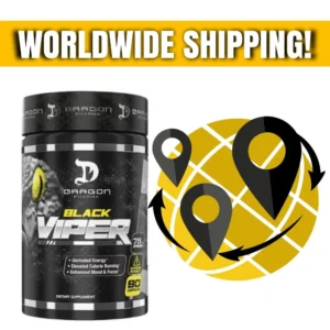 Alternative view of Dragon Pharma Black Viper Fat Burner w/Ephedra - 90 Capsules