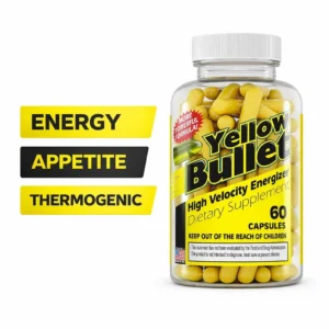 Yellow Bullet Fat Burner w/Ephedra - Brand New Energy - 60 Capsules
