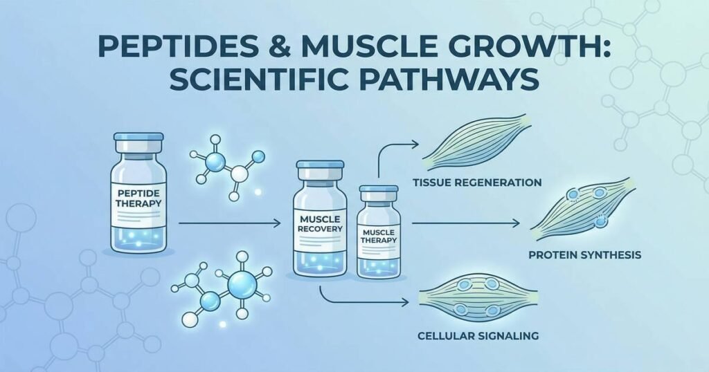 "BPC-157 peptide molecular structure used in healing and regenerative medicine research."