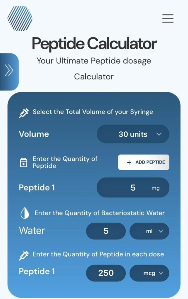 bpc 157 dosage calculator